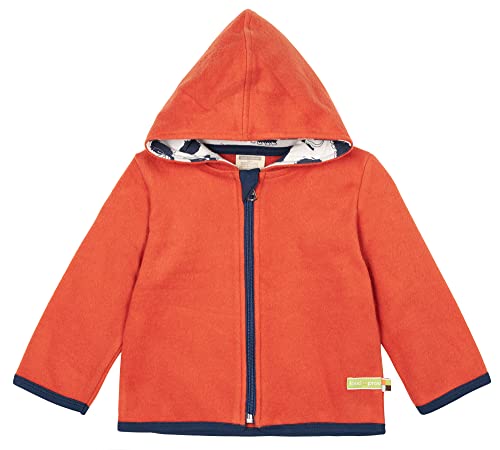 loud + proud Forro Polar, Certificado Gots Chaqueta, Canela, 86 cm-92 cm Unisex niños Cover