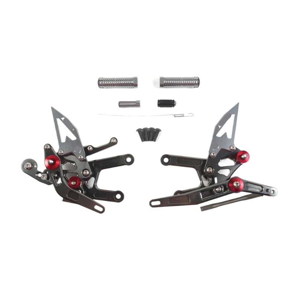 Repose-Pieds Réglables CNC YZF R6 2017-2023 Commandes Reculées Pilote