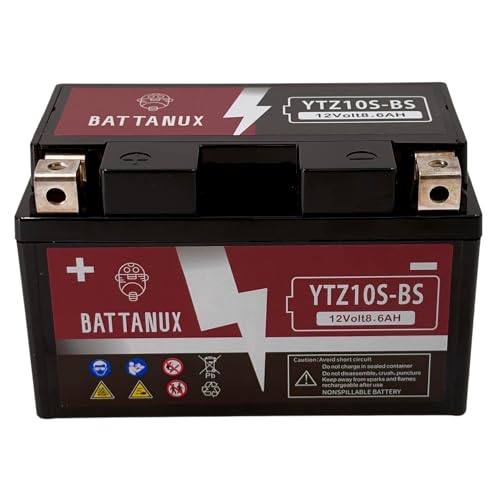 Batería Moto YTZ10S-BS AGM para rutas seguras en motocicleta y escapadas en ATV