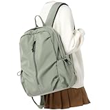 Lendolk Mochila Universidad Gran Capacidad Hombre Mujer, Mochila Colegio Instituto Casual Chica Chic, Ligera Mochilas Portatil 15.6, Mochilas Escolares Deporte Impermeable Adolescentes(Más verde)