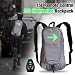 LED Blinker Fahrrad Rucksack 15L Wasserdicht Fahrradrucksack USB Wiederaufladbare Sicherheitslicht Schulranzen Blinkend Fahrrad Rucksack Fahrradtasche Mit Kabelloser Fernbedienung Für Fahren Bei Nacht