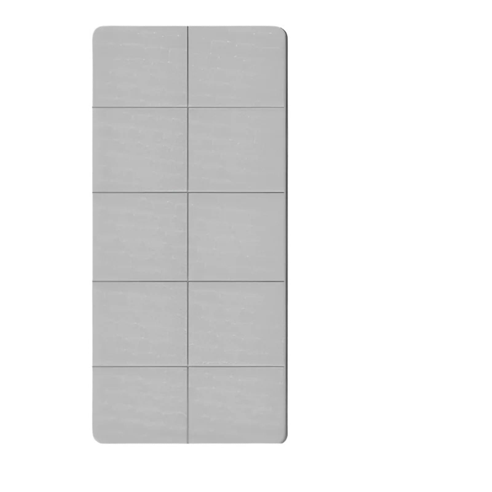 Esterilla de yoga plegable, respetuosa con el medio ambiente, plegable, para viajes, fitness, ejercicio, doble cara, antideslizante, pilates, entrenamientos en el suelo