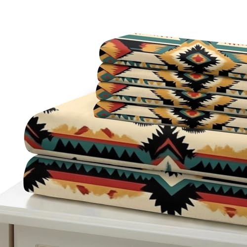 Parure de lit douce et légère avec effet géométrique dynamique 3D - 7
