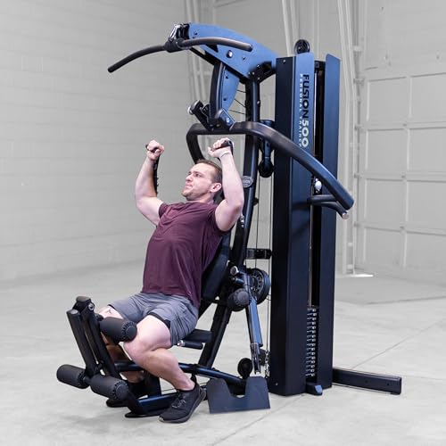 Image of Body-Solid Multi-Station Home Gym Machine, Arm & Leg Strength Training Functional Exercise Workout Station for Weight Lifting and Bodybuilding