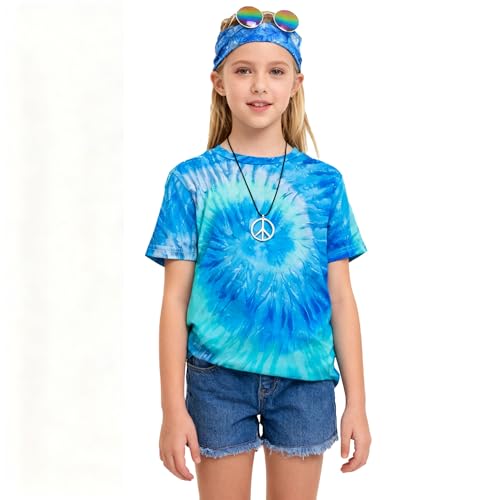 Disfraz Hippie Retro 60s 70s para Niños miniatura 2