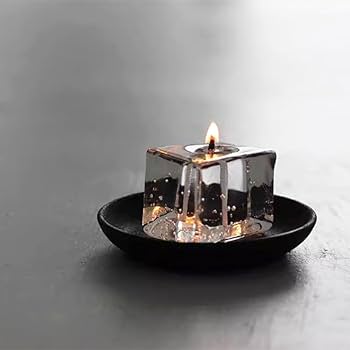 LUNA アロマキャンドル 透明 ガラス製 透明のキャンドル | Fluctuation Candle