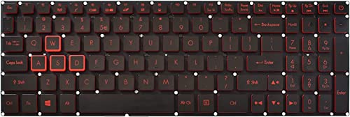 Image of Wefly Laptop Keyboard Compatible for Acer Nitro 5 AN515-41 AN515-42 AN515 AN515-51 AN515-52 AN515-53 with Backlit 28PIN