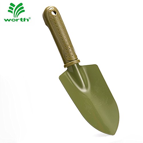 Worth Garden Hand Trowel Tool with Carbon Steel Head and Powder Coating #2048