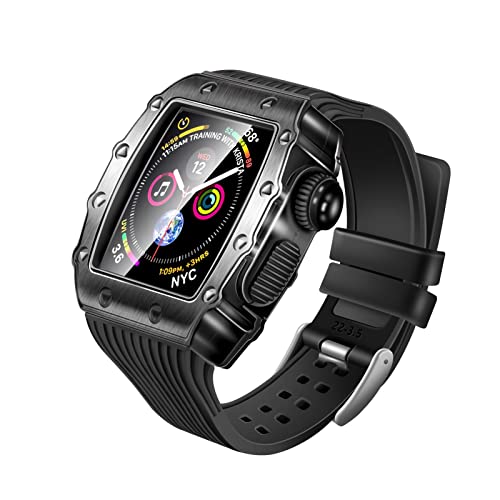 Kit de modification accessoires montre 44 mm avec boîtier métal DIY et bracelet