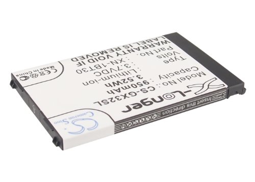 Tensione: 3.7V Battery for Sharp GX25, 3.7V, 780mAh, Li-ion