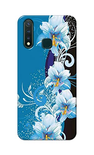 Image of PRINTFIDAA Beautiful Floral Design Printed Designer Hard Case for Vivo Y19 / Vivo U3 (6.53 inch) Back Cover -(e) RPM1006