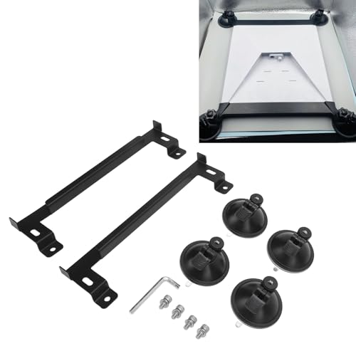 Support à ventouse pour mini antenne parabolique en ABS avec 4 ventouses - 3