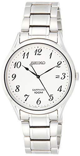Preisvergleich Produktbild Seiko Herren Analog Quarz Uhr mit Edelstahl Armband SGEH73P1