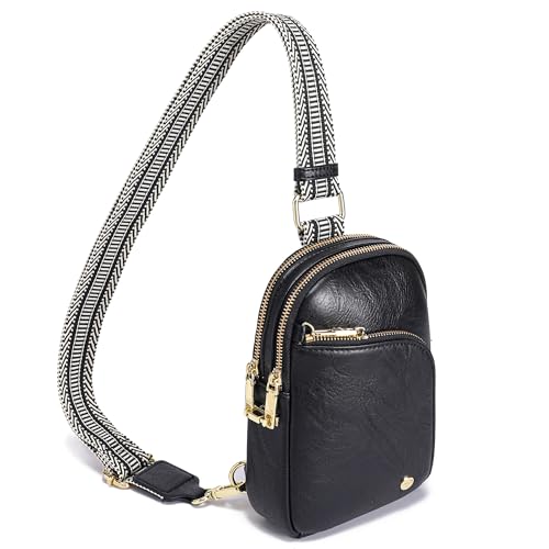 Image of INICAT Small Travel Purse,Anti Theft Crossbody Bag for Women | RFID Blocking, 8 Card Slots,Secure Back Zipper Pocket,Sling Style