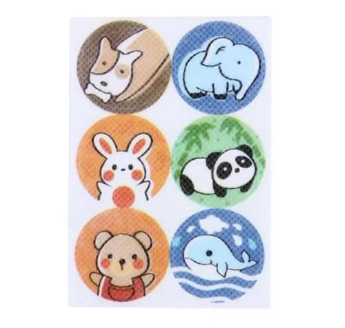 Kit 36x Adesivos Repelente Infantil Sai Dai Mosquito Dengue Cor Mista