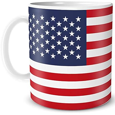 TRIOSK Taza de la bandera de Estados Unidos, regalo de estrellas Cover