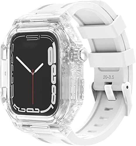 Bracelet en caoutchouc transparent SAAWEE contre l'usure de votre Apple Watch