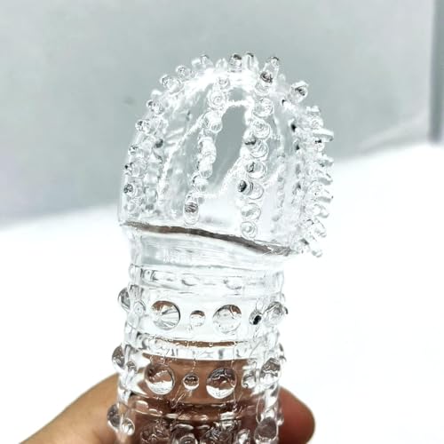 Capa Peniana Extensora Transparente Com Cerdas Cassageadoras Nós Dois Nube 15 cm x 4 cm ´Premium Em
