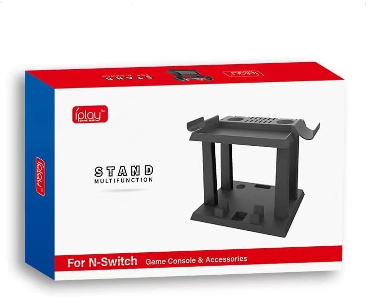 Vista 9 de Soporte de almacenamiento para Nintendo Switch, soporte de almacenamiento para accesorios de Nintendo Switch y 2 controladores Poke Ball Plus