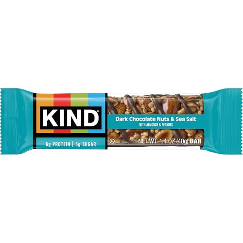 Kind Dark Chocolate Nuts and Sea Salt bar, 1.4 Ounce - image 1