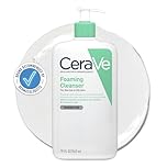 CeraVe Foaming Cleanser With 3 Essential Ceramides, Niacinamide, & Hyaluronic Acid, Gel Formula for Normal to Oily Skin, Removes Excess Oil, Dermatologist Developed, 562ml