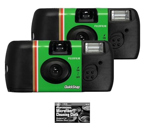 FUJIFILM QuickSnap Flash 400 One-Time-Use Disposable Camera (27 Exposures) -