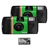 FUJIFILM QuickSnap Flash 400 One-Time-Use Disposable Camera (27 Exposures) - 2 Pack with Cloth