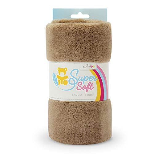 kullaloo Supersoft SNUGLY SB-Pack Plüschstoff, Minky, spielzeugtauglich, (Taupe)