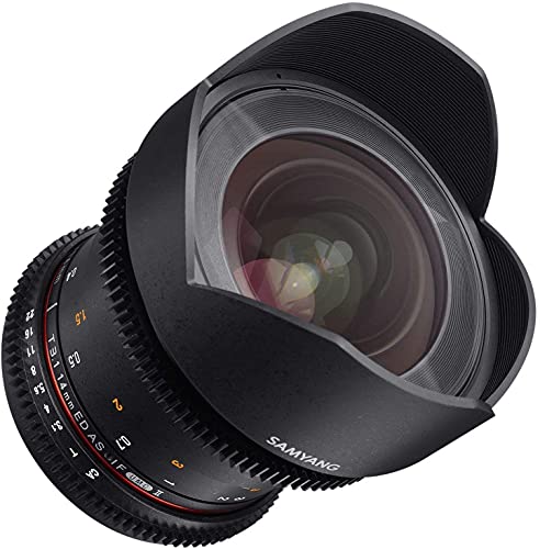 Samyang 14Mm T3.1 Obiettivo Vdslr Ii Per Nikon F (Lunghezza Focale Fissa 14 Mm, Apertura 3.1-22 Ed As If Umc Ii), Nero - 2