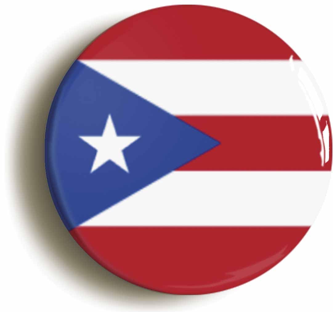 Ozorath Puerto Rico Flag Fridge Magnet (Circular 2Inch / 50Mm Diameter)