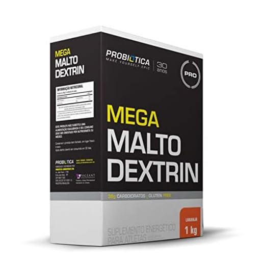 Mega Maltodextrin, Probiótica, Laranja, 1 kg
