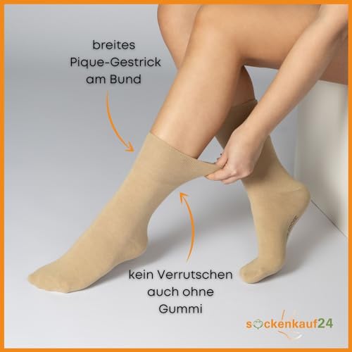 Diabetikersocken ohne Gummi und Naht für optimalen Komfort