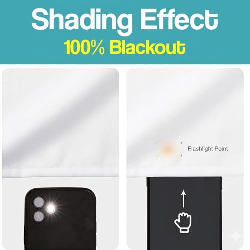 Image of FRESH FROM LOOM 9 ft Parda | Premium Door Curtains for Slider Track | Non-Ring Curtains | S-Wave Pleat | Light Block Blackout Parde | Breathable Fabric Parda (White | 9 Feet Set of 2)