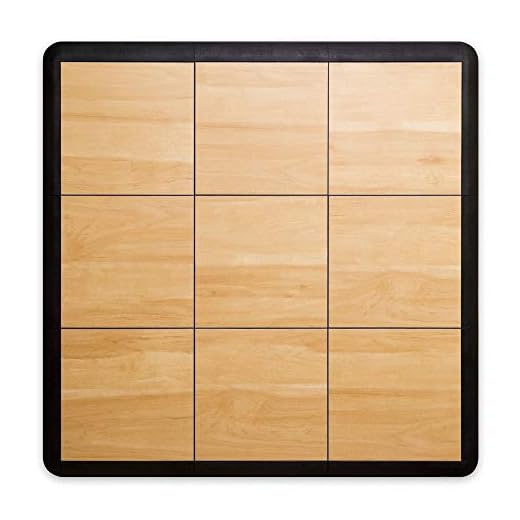 SnapFloors 3X3 Modular Dance Floor Kit (3' x 3'), 21 Piece (Light Maple)