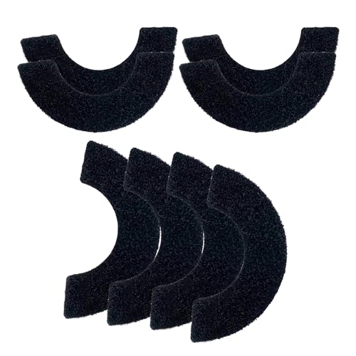 Delapan 8 Pack Charcoal Cat Litter Box Replacment Filter fits Model LR4 Carbon Odor Filters