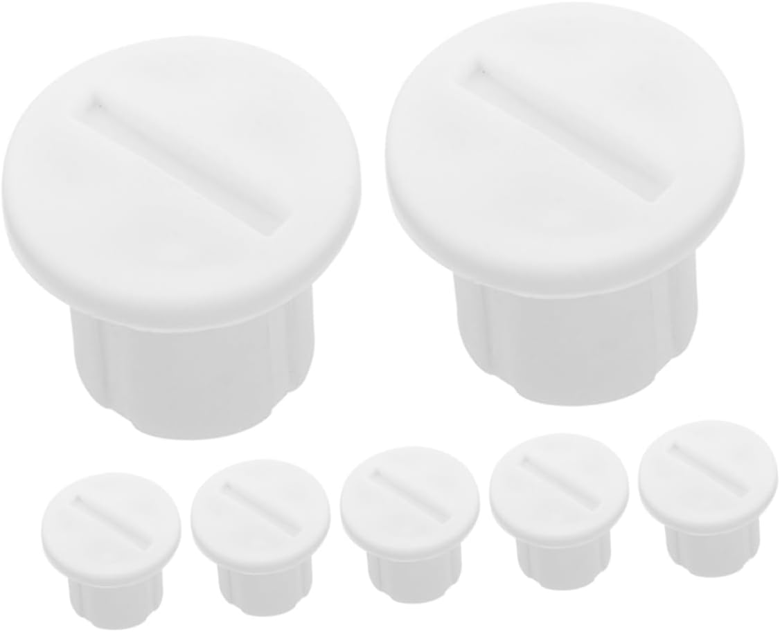 SUPVOX 7pcs Toilet Seat Bolts Kit Plastic Screws for Boys and Girls Training Potty Easy to Install Secure Construction