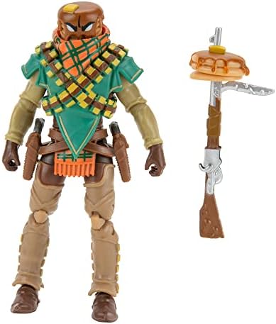 Fortnite Solo Mode Core Mancake, 4-inch Highly Detailed Figure with Harvesting Tool, Multicolor