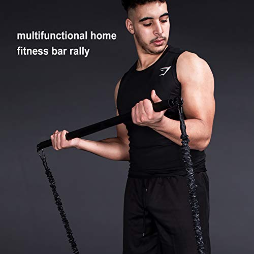 BESPORTBLE Pilates Stick Metal Heacy Duty Exercício Elástico Pulling Yoga Stick para Emagrecimento E
