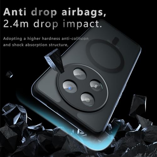 Kukoufey Compatible with Honor X9c Case Cover,Compatible with MagSafe,Compatible with Honor Magic7 Lite 5G BRP-NX1 / X60 Pro BRP-AN00 Built-in Magnetic Anti-Shock Cell Phone Case Black by Kukoufey - Used condition - Image 8