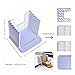 Adjustable Bread Slicer Guide - 4 Thickness Settings for Perfect Homemade Bread Slices, Food-Grade ABS Toast Cutter with Crumb Tray, Multi-Purpose Kitchen Tool for Bread, Cheese, Fruits & Vegetables