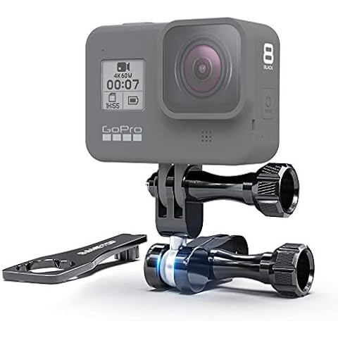 Sametop Aluminium Ball Joint Mount Swivel Arm Mount with Wrench Compatible with GoPro Hero 11, 10, 9, 8, 7, 6, 5, 4, Session, 3+, 3, 2, 1, Hero (2018), Fusion, Max, DJI Osmo Action Cameras Cover