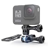 Sametop Ball Joint Mount Aluminium Swivel Arm Mount with Wrench Compatible with GoPro Hero 11, 10, 9