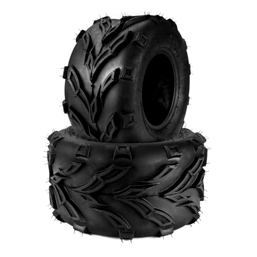 Set of 2 ATV UTV all-terrain Tires, PHILTOP 16x8-7 4 PLY Super Mud Tires,Tubeless Z-120