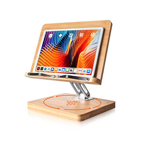 Wishacc Desktop Book Stand With 360° Rotating Book Stand For Reading #TOP29