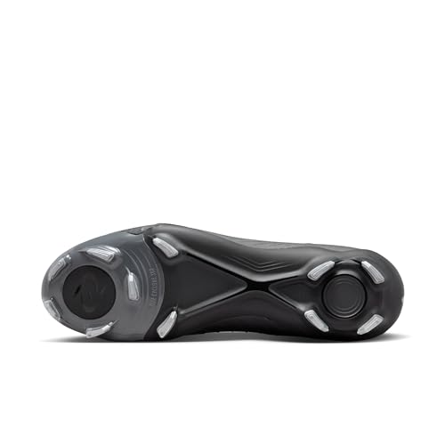 Nike Phantom Luna 2 Academy MG High-Top Soccer Cleats (FD6725-001, Black/Black) Size 4.54