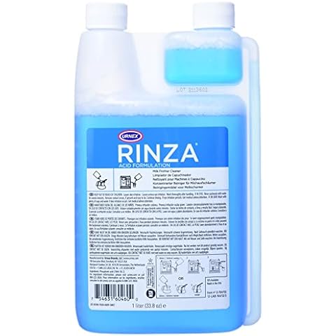 Urnex FC687 Rinza Acidic Liquid Concentrate Milk Frother Cleaner, 1.1L Cover