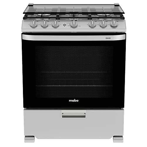La Mejor Selección de Estufa Whirlpool Walmart los 5 mejores. 49 Mabe - Estufa de Piso 76 cm (30 pulgadas) Silver - EMH7612JS0