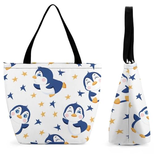 Sac de shopping pingouin pour femme : le cadeau parfait pour voyageuse