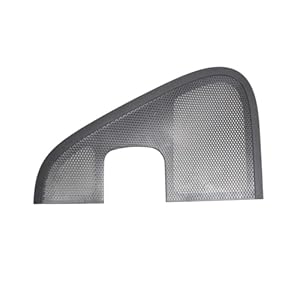 Pffiocix Kühlergrill-Schutzeinsatz für 2004–2008 LKW-Lautsprecher 5L3Z18978BAA Feuersteingrau