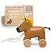 Little Big Friends Pull Along Friends | Pull Along Toy for Baby | Traditional Toys | Easy to Clean | Charles The Horse